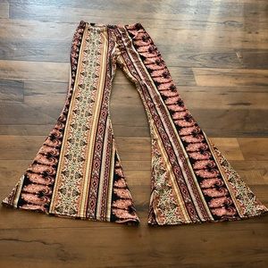Printed palazzo pants